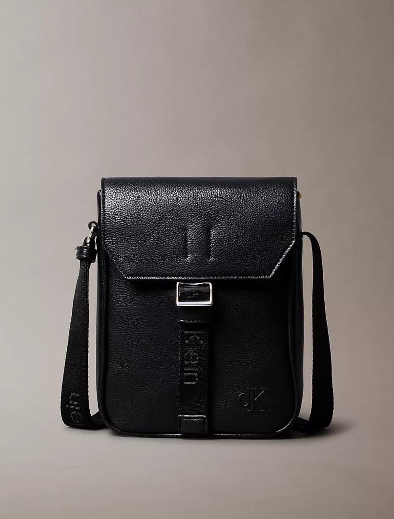 Мужская сумка через плечо Calvin Klein Cargo Flap Reporter Черный (447143)