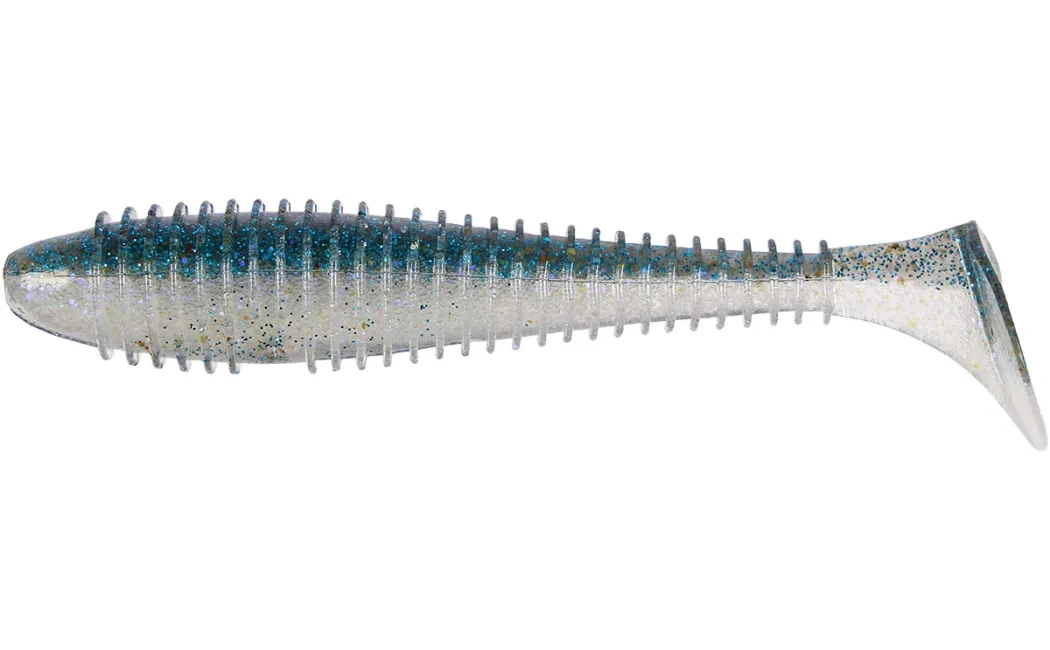 Силікон Keitech Swing Impact FAT 3,3" EA#22T Electric Silver Shiner (2905399138)