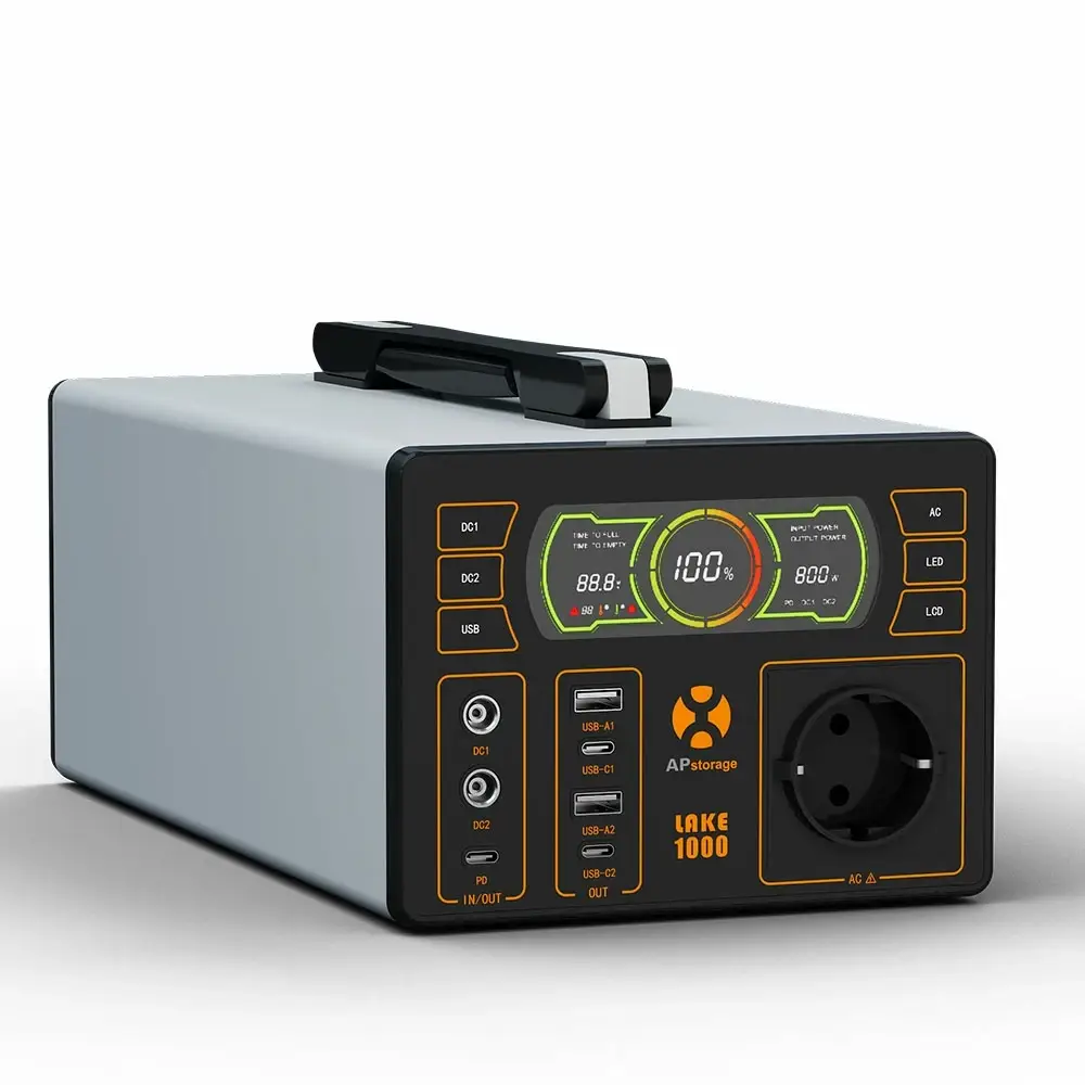 Зарядна станція з розеткою 1000 W/1051 Wh/220 В/1000 Вт Зарядна станція з розеткою 1000 W/1051 Wh/220 В/1000 Вт