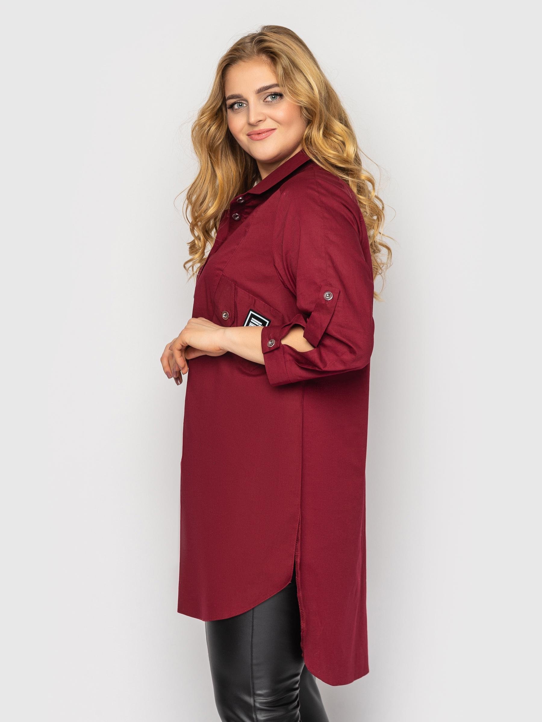 Рубашка VLAVI Стиль р. 56 Бордо (114606-56) - фото 2 Рубашка VLAVI Стиль р. 56 Бордо (114606-56) - фото 2