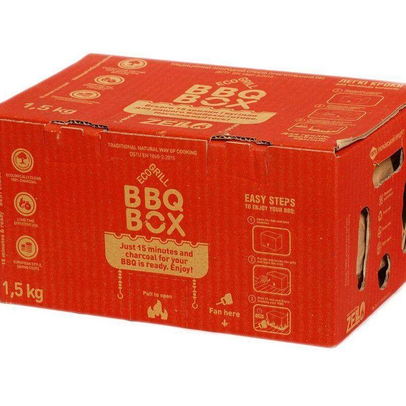 Барбекю бокс BBQ Box Eco Grill с древесным углем 1,5 кг