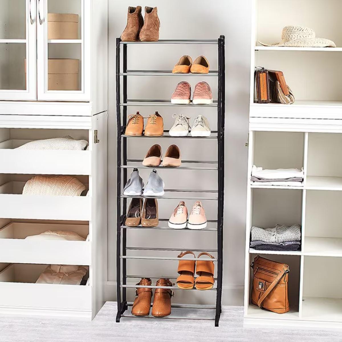 Полиця для взуття Amazing Shoe Rack 10 ярусів 50х25х140 см (R94075) - фото 6