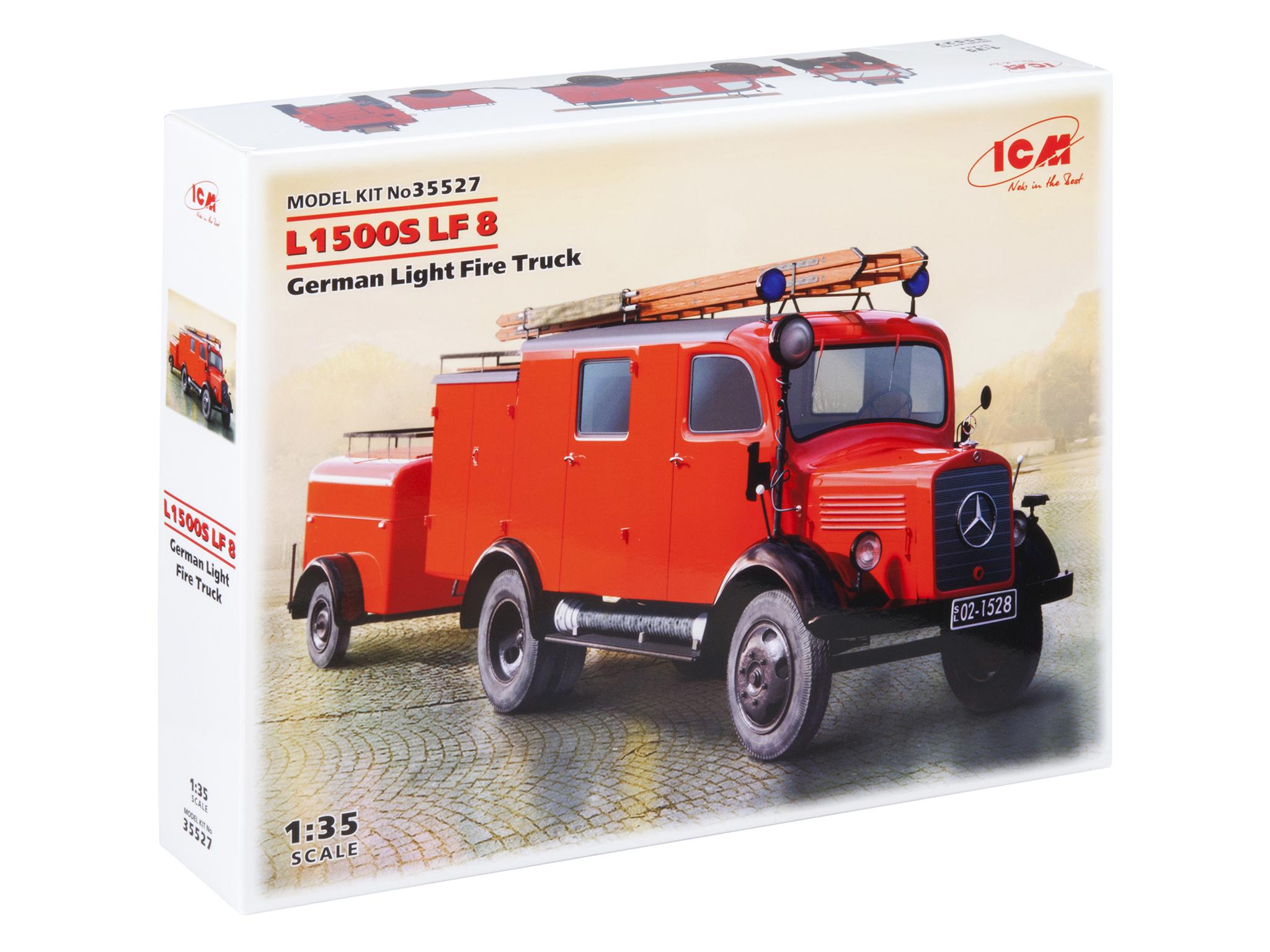 Збірна модель ICM L1500S LF 8 німецький легкий пожежний автомобіль 2 Світової війни (35527)