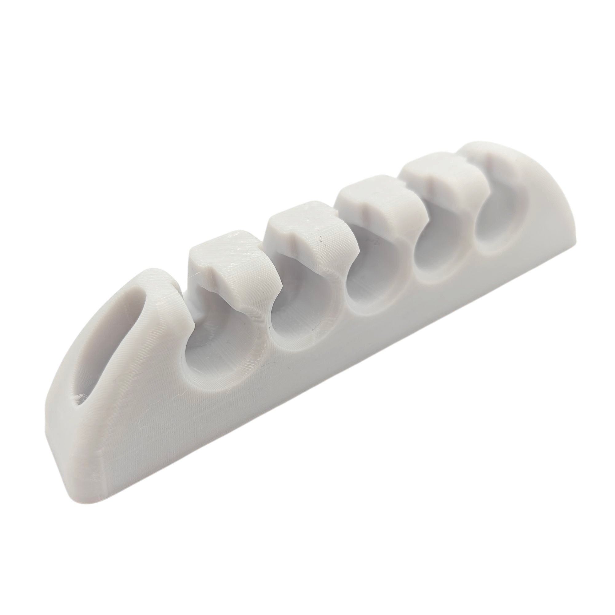 Держатель веревки потолочной сушилки 5 веревок 8 мм 85-99 мм Белый