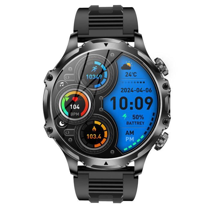 Смарт-часы UWatch Smart Turbo Power Rubber Black с ремешками 2 шт. (1749)