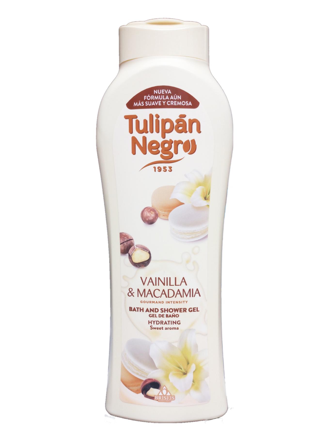 Гель для душа Tulipan Negro Ваниль и Макадамия 650 мл (123865)