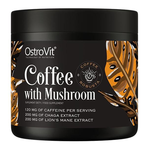 Замінник харчування OstroVit Coffee with Mushrooms 150 г 21 порція (000025005) Замінник харчування OstroVit Coffee with Mushrooms 150 г 21 порція (000025005)