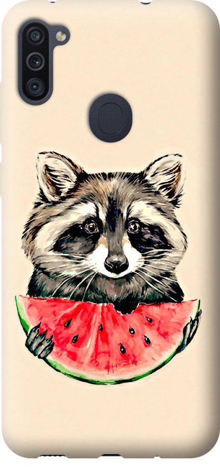 Чехол на Samsung Galaxy M11 M115F Енотик с арбузом (4605u-1905-42517)