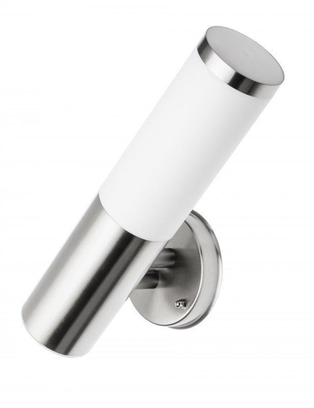 Светильник уличный настенный GTV Milan-А OS-MILA00A-00 Е27 IP54 инокс (1020480475)