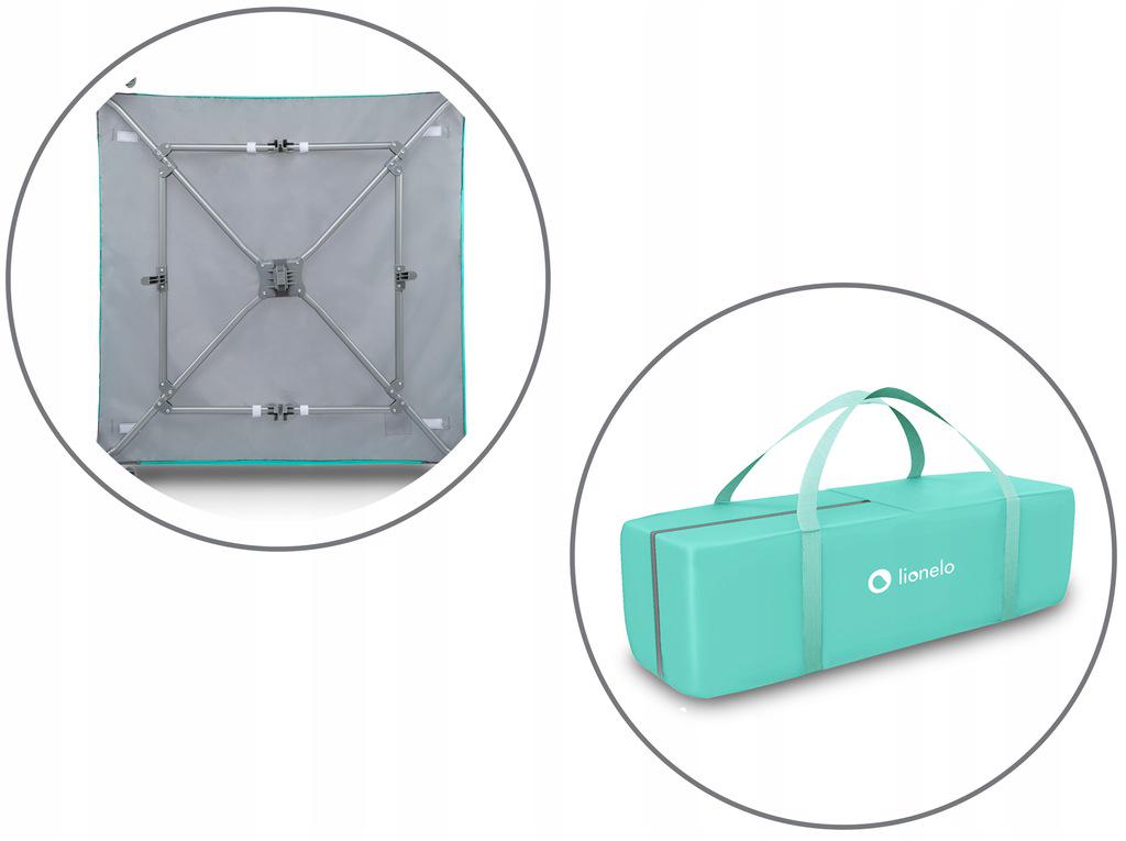 Манеж Lionelo Sofie Turquoise Scandi - фото 4 Манеж Lionelo Sofie Turquoise Scandi - фото 4