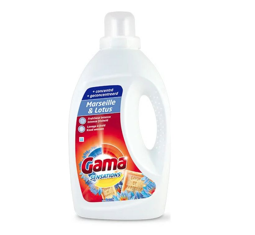 ᐉ Гель для стирки Gama Marseille & Lotus Универсальный 24 стирки 1,2 л ...