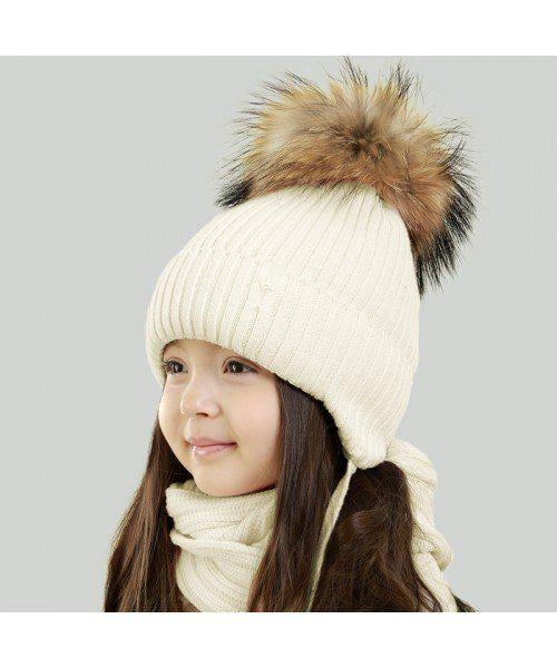 Шапка детская Elf Ясмин р. 46 Молочный (OK001805)