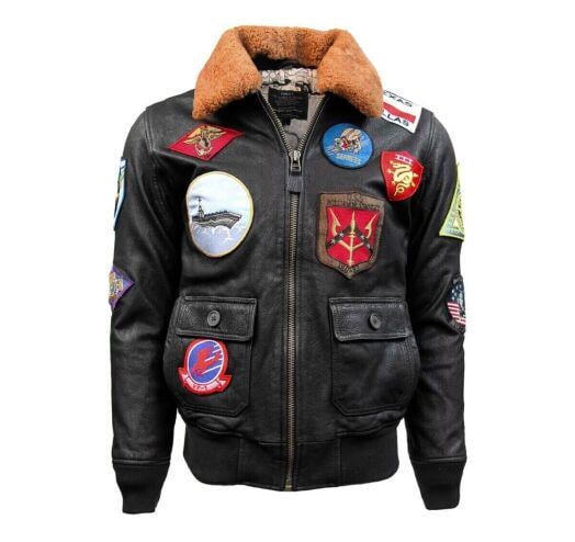 Куртка кожаная Top Gun 2 Maverick Official Signature Series Flight Jacket M Brown (TG2M)