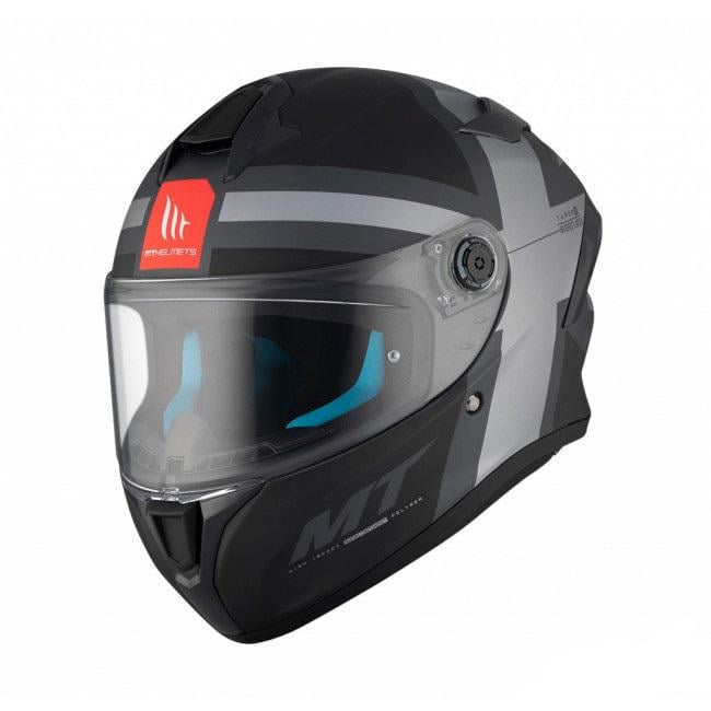 Мотошолом MT HELMETS Targo S Britain C2 ECE 22.06 M Matt Grey (29833)