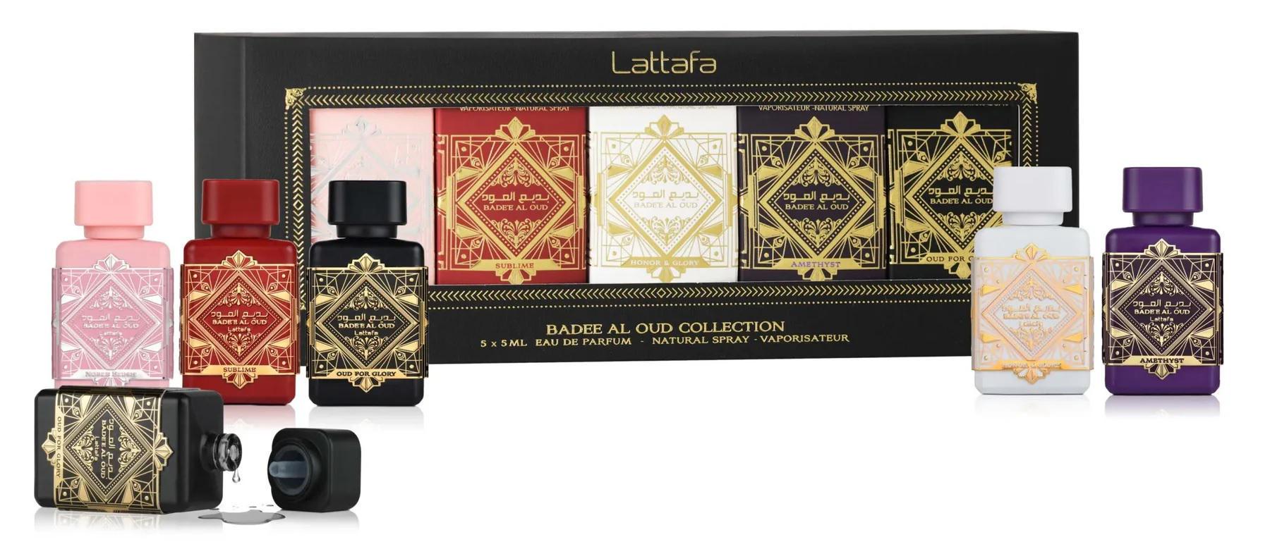 Подарочный набор унисекс Lattafa Badee al Oud Mini Collection 5х5 мл (382838)