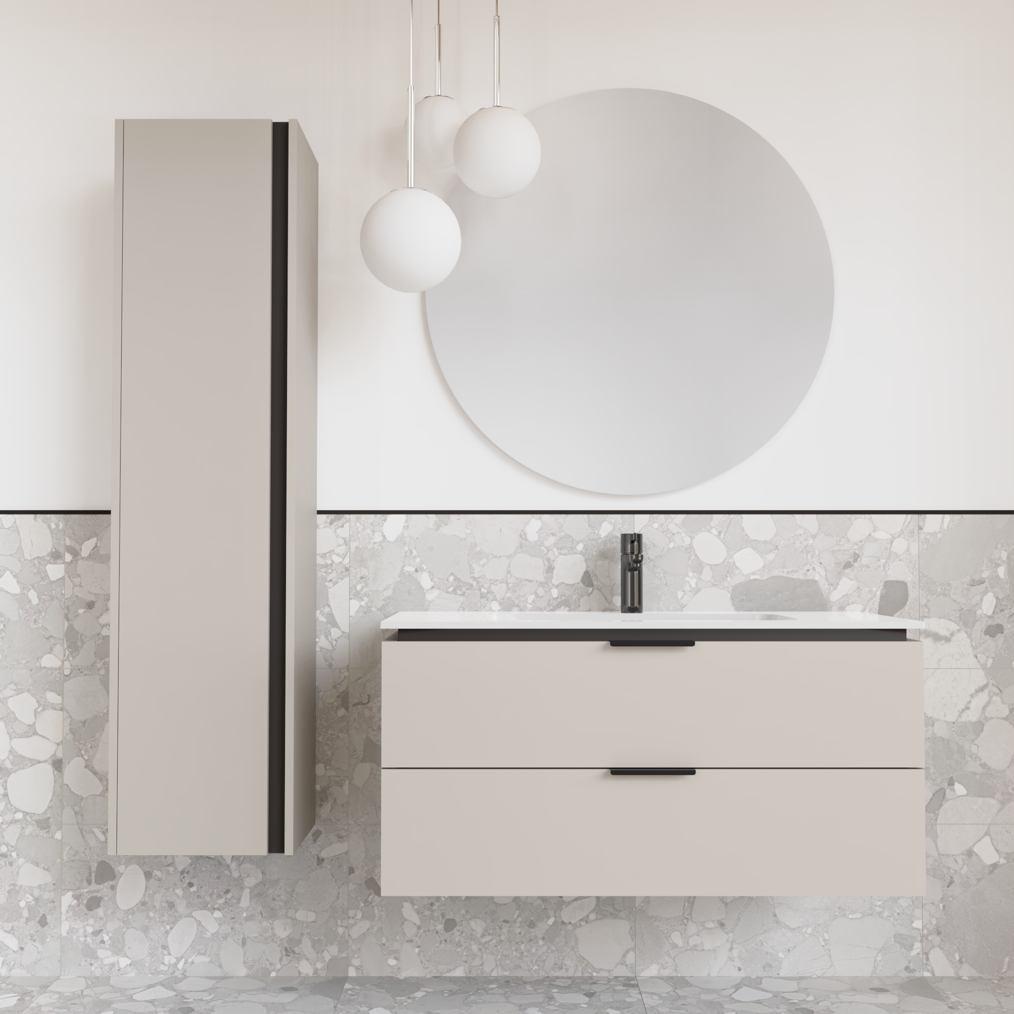 Тумба підвісна з раковиною MVK Vostok Icon 90 В2 900х450х530 мм Кашемір (p290km) - фото 4 Тумба підвісна з раковиною MVK Vostok Icon 90 В2 900х450х530 мм Кашемір (p290km) - фото 4