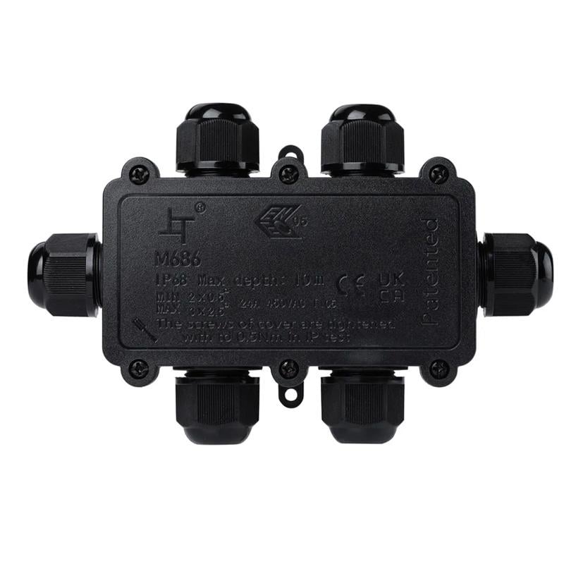 Коробка распределительная герметичная M686-6B 6хM20 4-8/6-11 мм IP68 (52085)