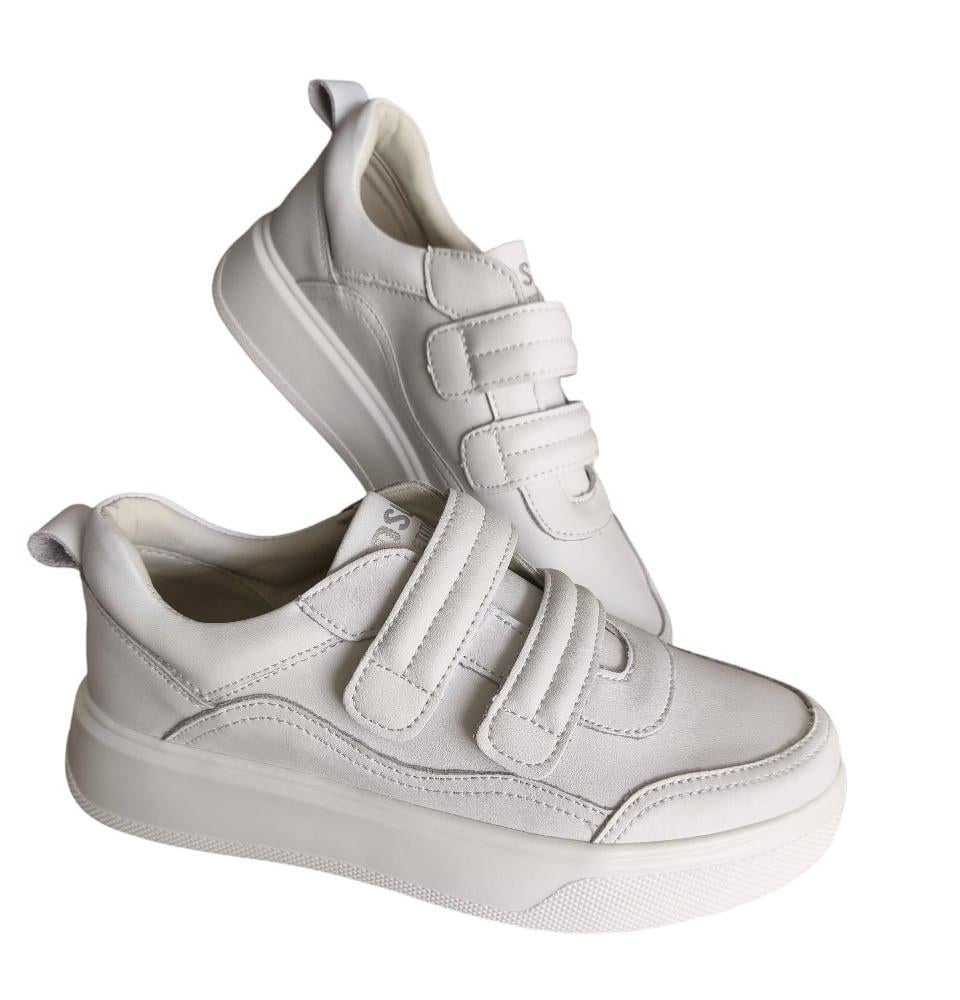 Кроссовки женские кожаные KDSL р. 36 Белый (С628-1)