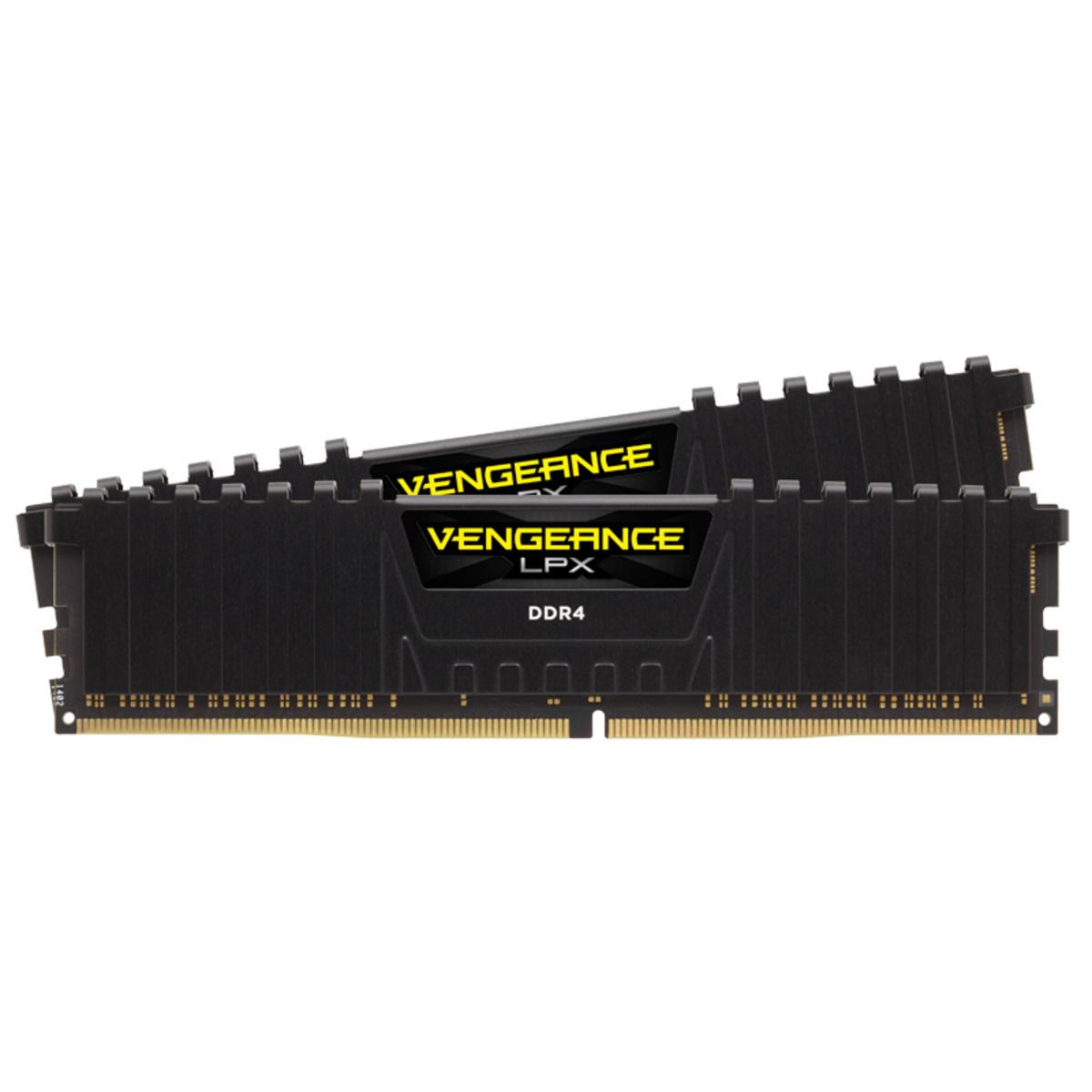 Оперативная память Corsair Vengeance LPX DDR4 2x8GB/3200 Black (CMK16GX4M2B3200C16)