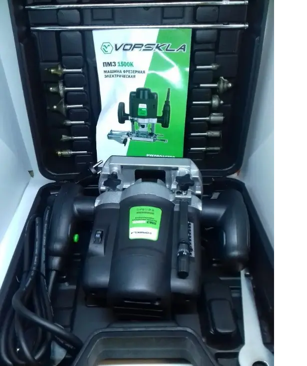 Фрезер електричний VORSKLA ПМЗ 1500К 12 шт. валіза (15045797) - фото 2