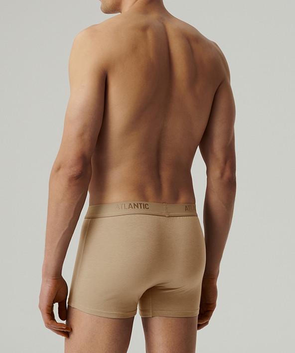 Трусы-боксеры мужские Atlantic MH-1199 хлопковые из микрофибры L Бежевый (27565603) - фото 2 Трусы-боксеры мужские Atlantic MH-1199 хлопковые из микрофибры L Бежевый (27565603) - фото 2