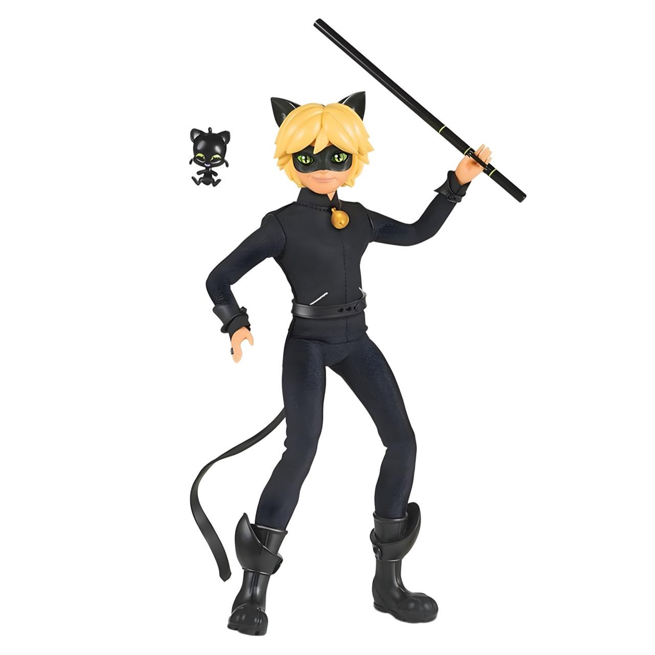 Артикуляционная кукла Miraculous Lady Bug Playmates Супер-Кот с аксессуарами (PH003)