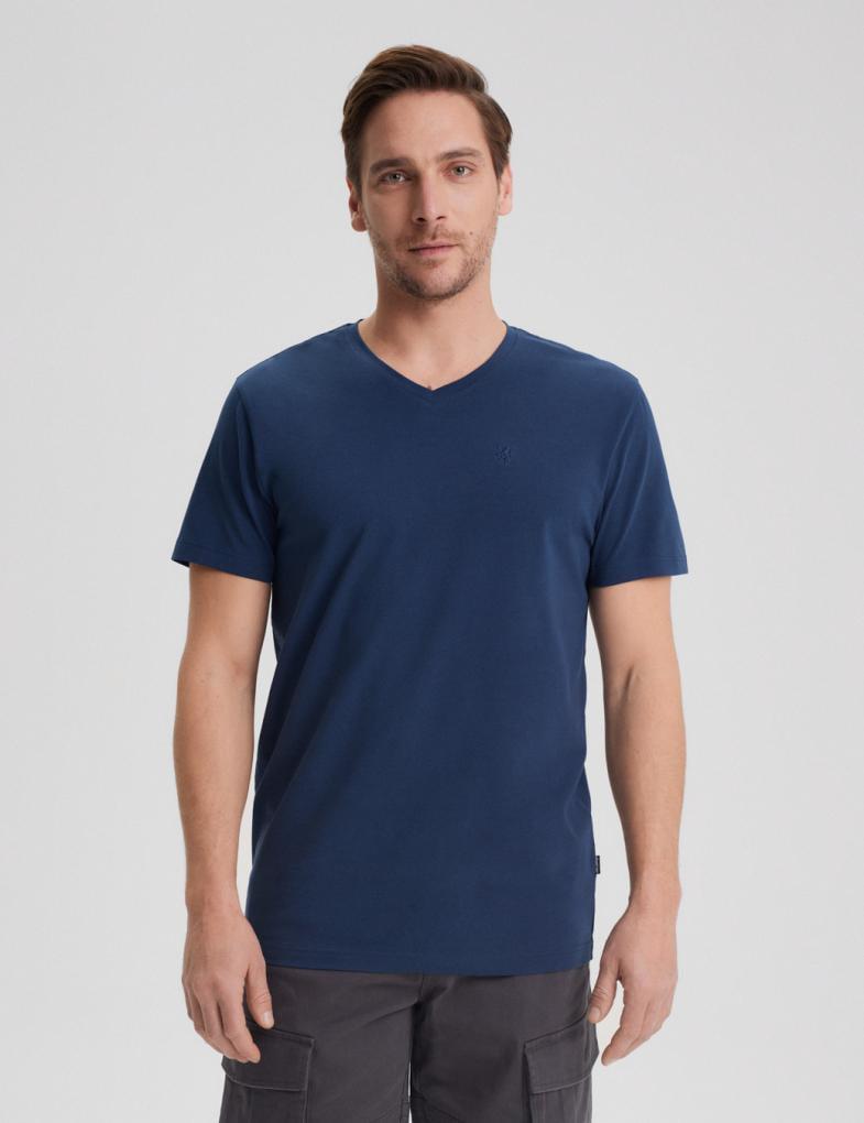Футболка чоловіча Diverse V NECK XXXL Синій (5902598971005)