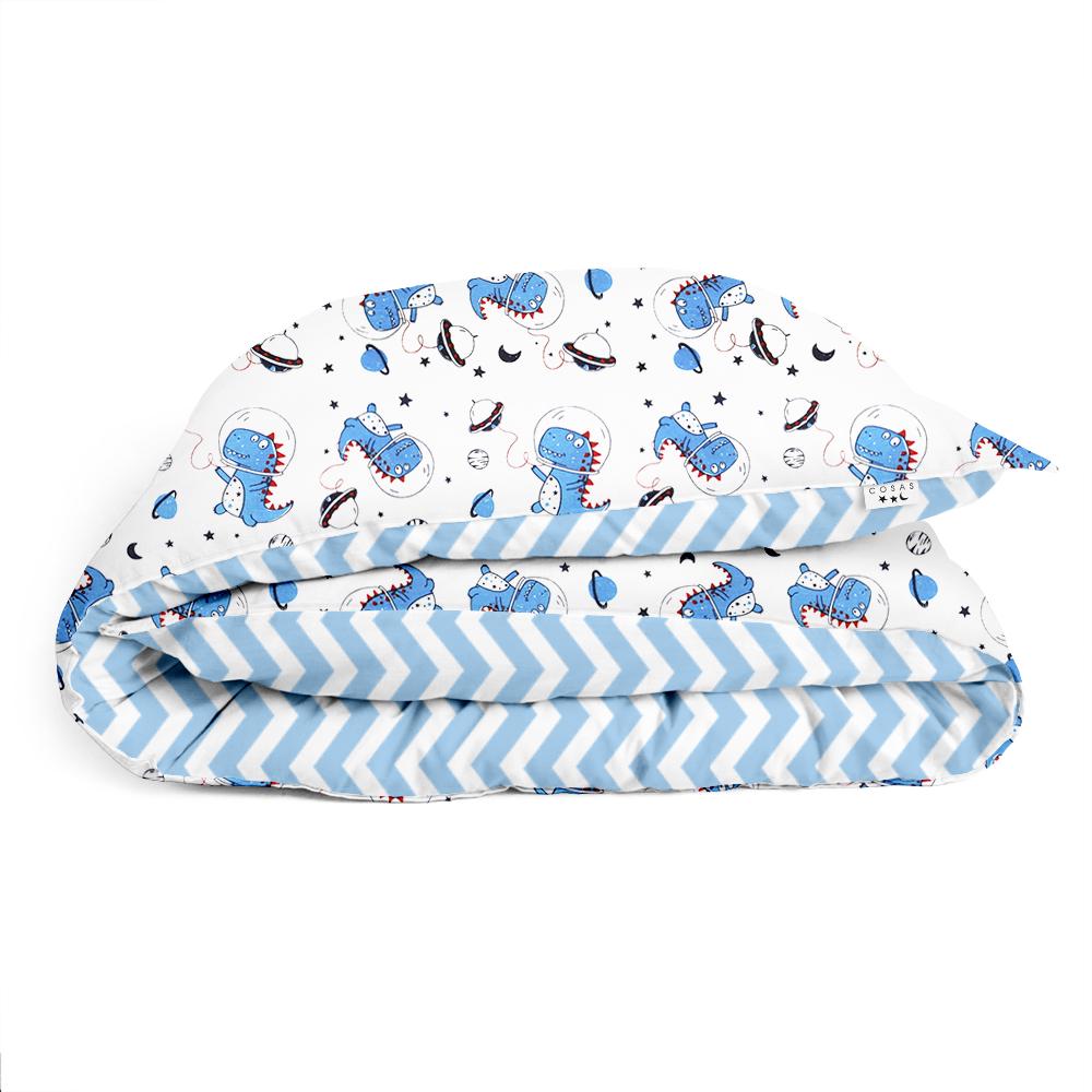 Пододеяльник полуторный Cosas Dino Space Sky Zigzag 155х215 см (4822052045718)