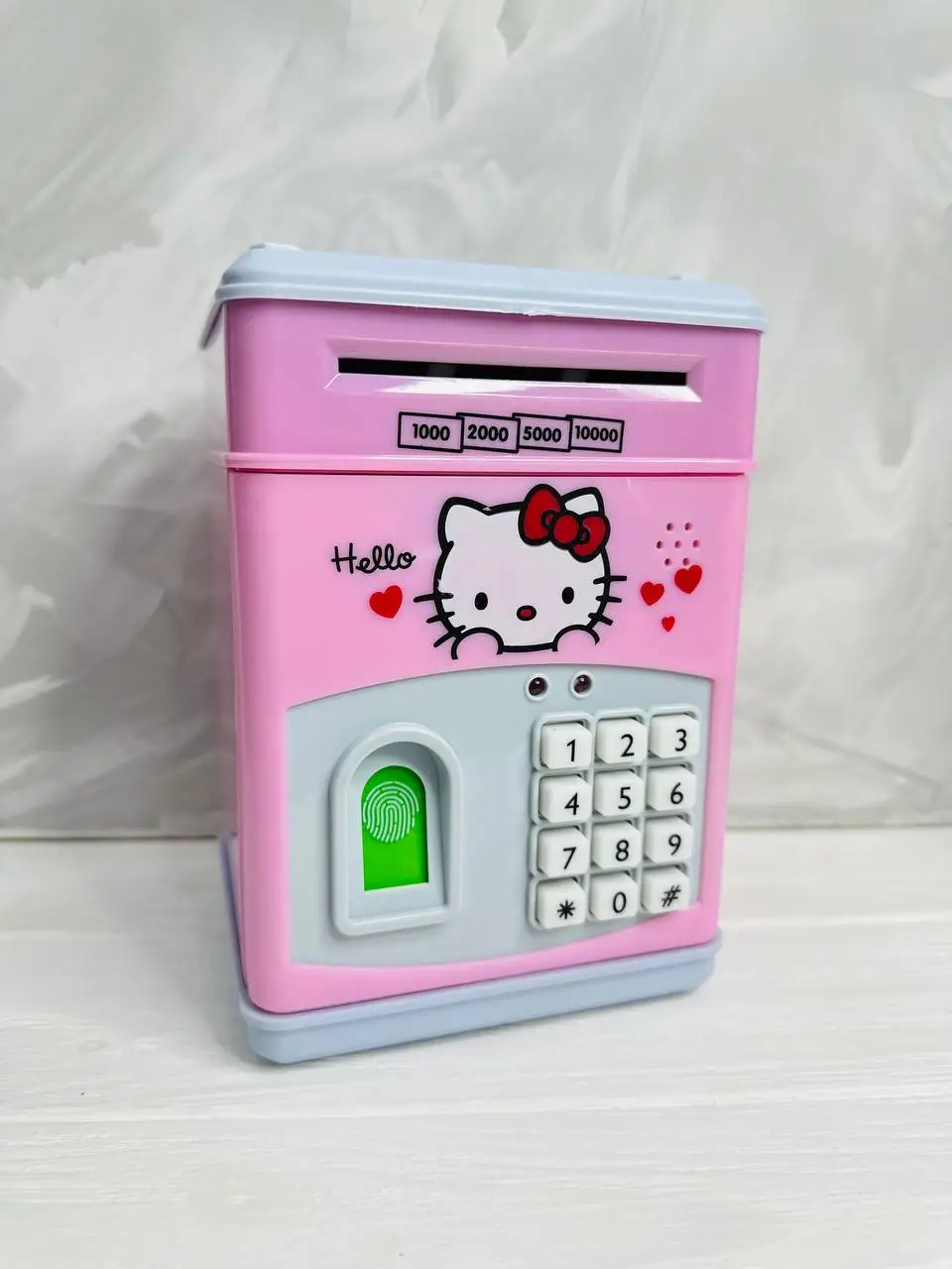 Копилка-сейф детская Hello Kitty VP-370 электронная для бумажных денег и монет с кодовым замком (13500014) - фото 11