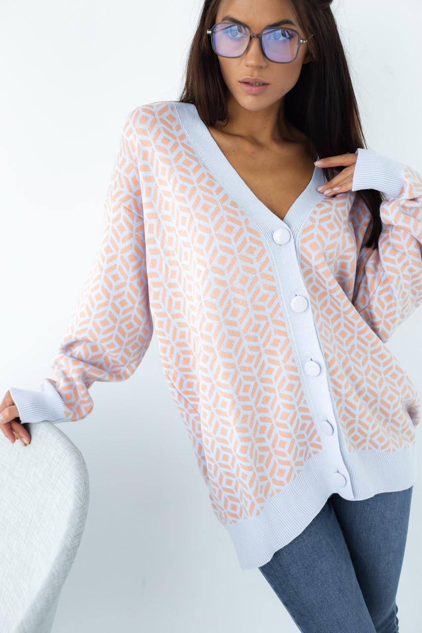 Кардиган подовжений QU STYLE S Блакитний (9528020) - фото 2 Кардиган подовжений QU STYLE S Блакитний (9528020) - фото 2