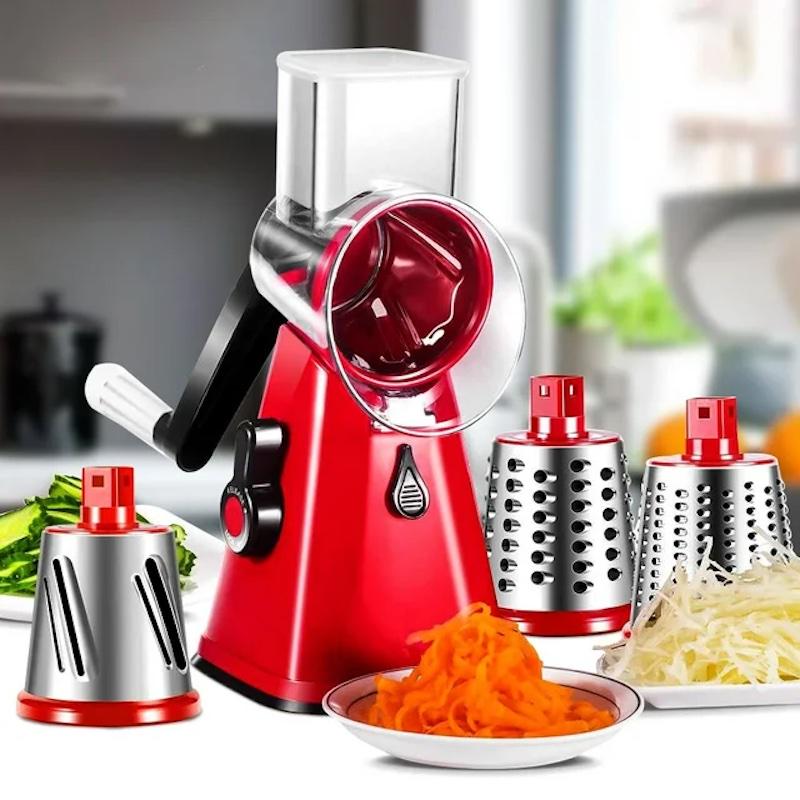 Овочерізка Kitchen Master BIG для овочів та фруктів Red - фото 2