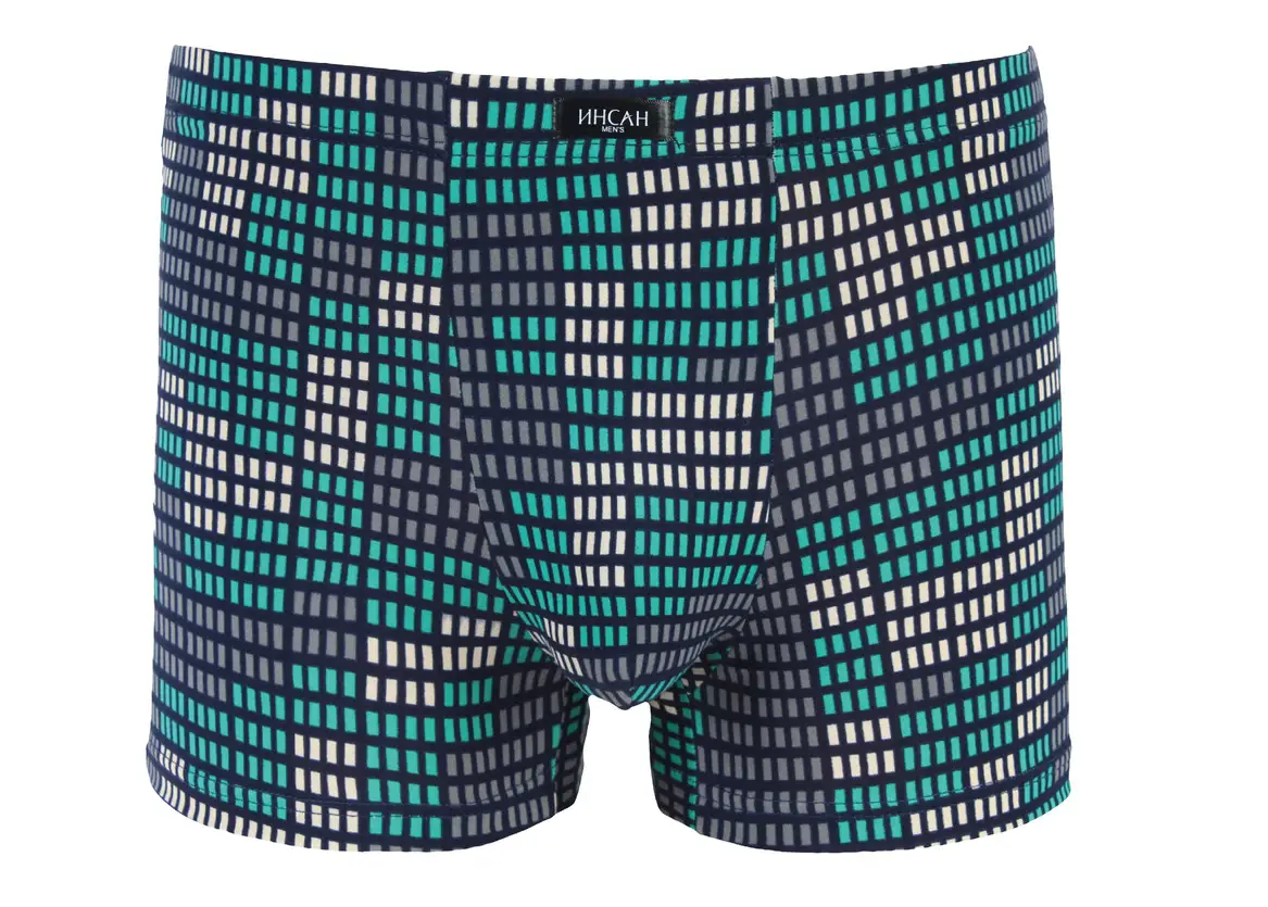 Чоловічі боксери стрейчові Бамбук Indena Insung 3XL р. 50 2 шт. Зелений (INS-18635)