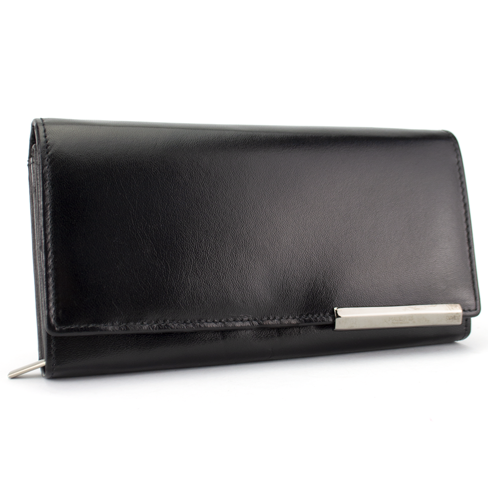 Кожаный кошелек женский классический Maledives RD-12-GCL-M Черный