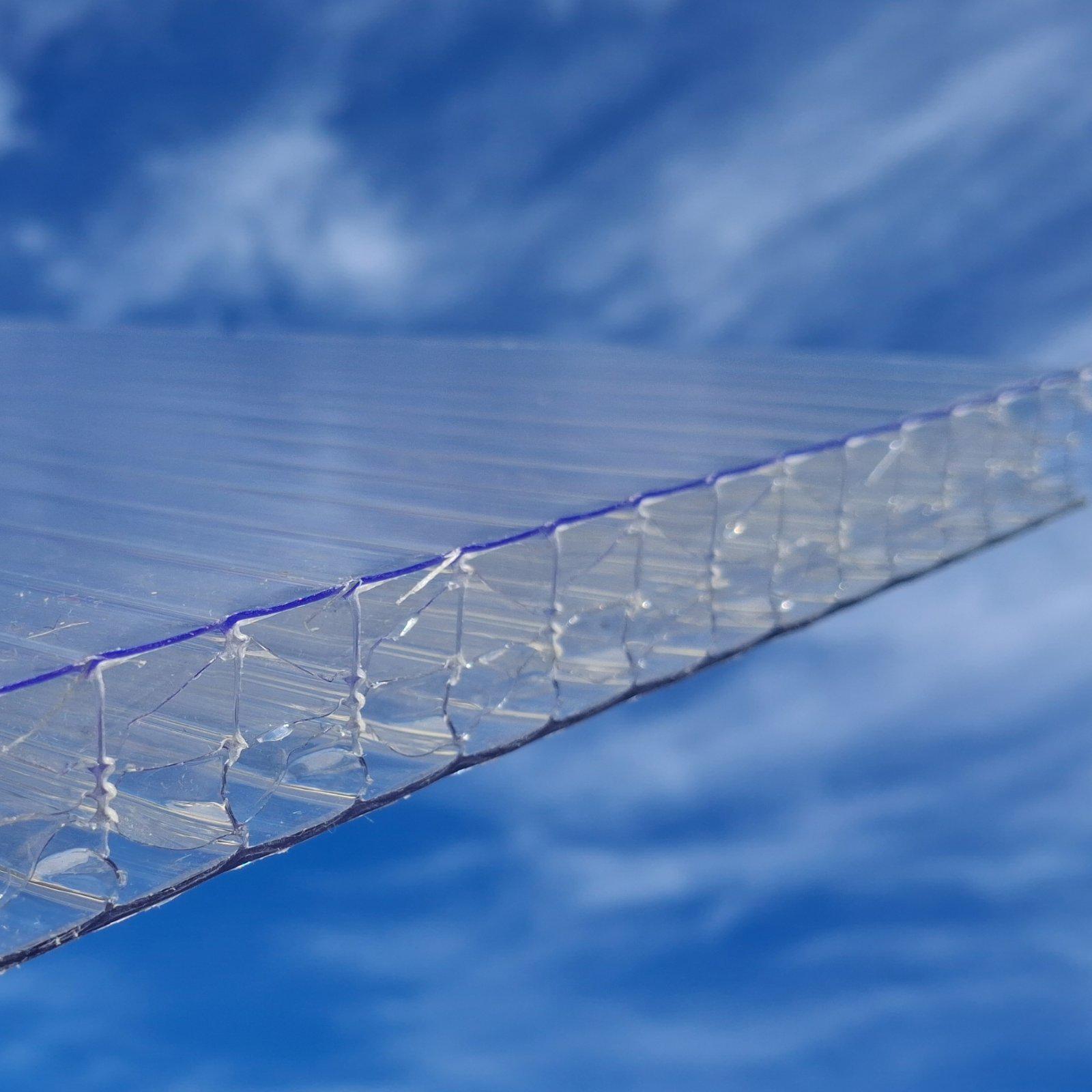 Поликарбонат сотовый Bauglas с 1УФ-защитой структура 16 мм 5XL 2100x6000 мм Прозрачный (27874845)