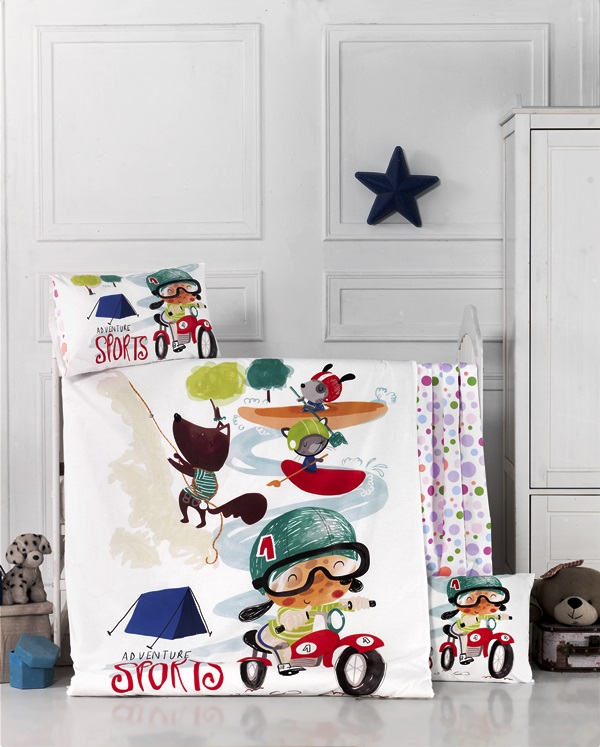 Комплект постельного белья Lighthouse Adventure 100х150 см/2х35х45 см
