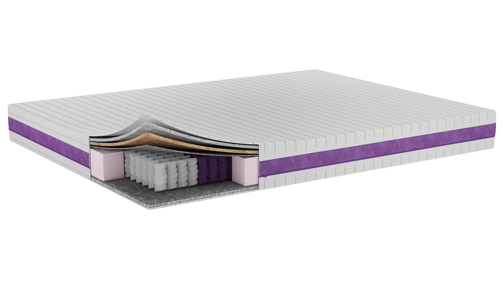 Ортопедический матрас PURPLE Hybrid One Cocos 120х190 см