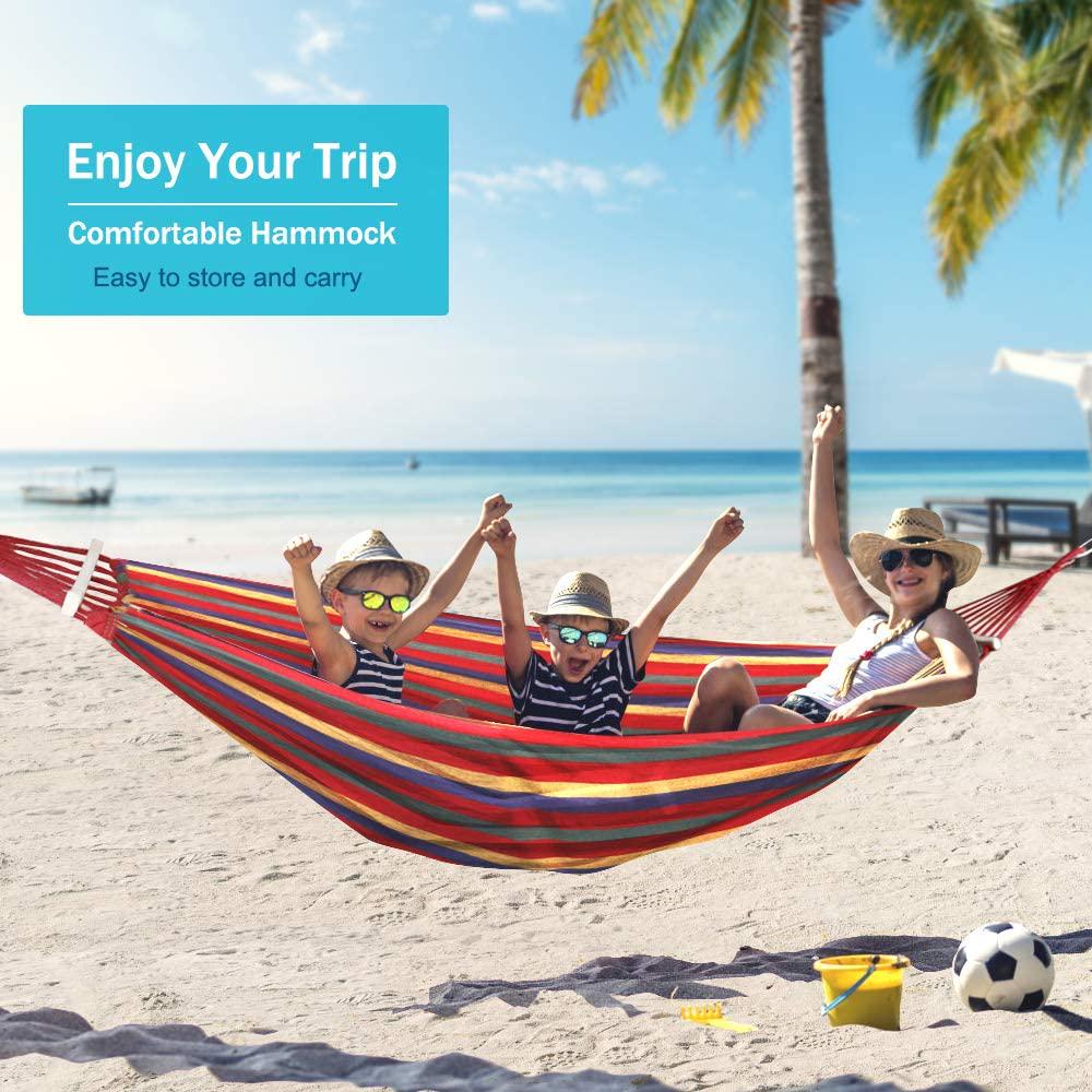 Гамак подвесной тканевый Seagard с чехлом и креплениями 250х100 см Темно-красный (169820) - фото 3 Гамак подвесной тканевый Seagard с чехлом и креплениями 250х100 см Темно-красный (169820) - фото 3