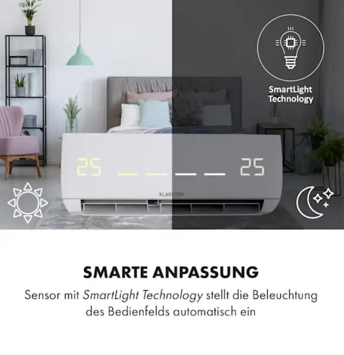 Кондиционер-сплит KLARSTEIN Windwaker 9000 BTU/2,7 кВт (10033482) - фото 3 Кондиционер-сплит KLARSTEIN Windwaker 9000 BTU/2,7 кВт (10033482) - фото 3