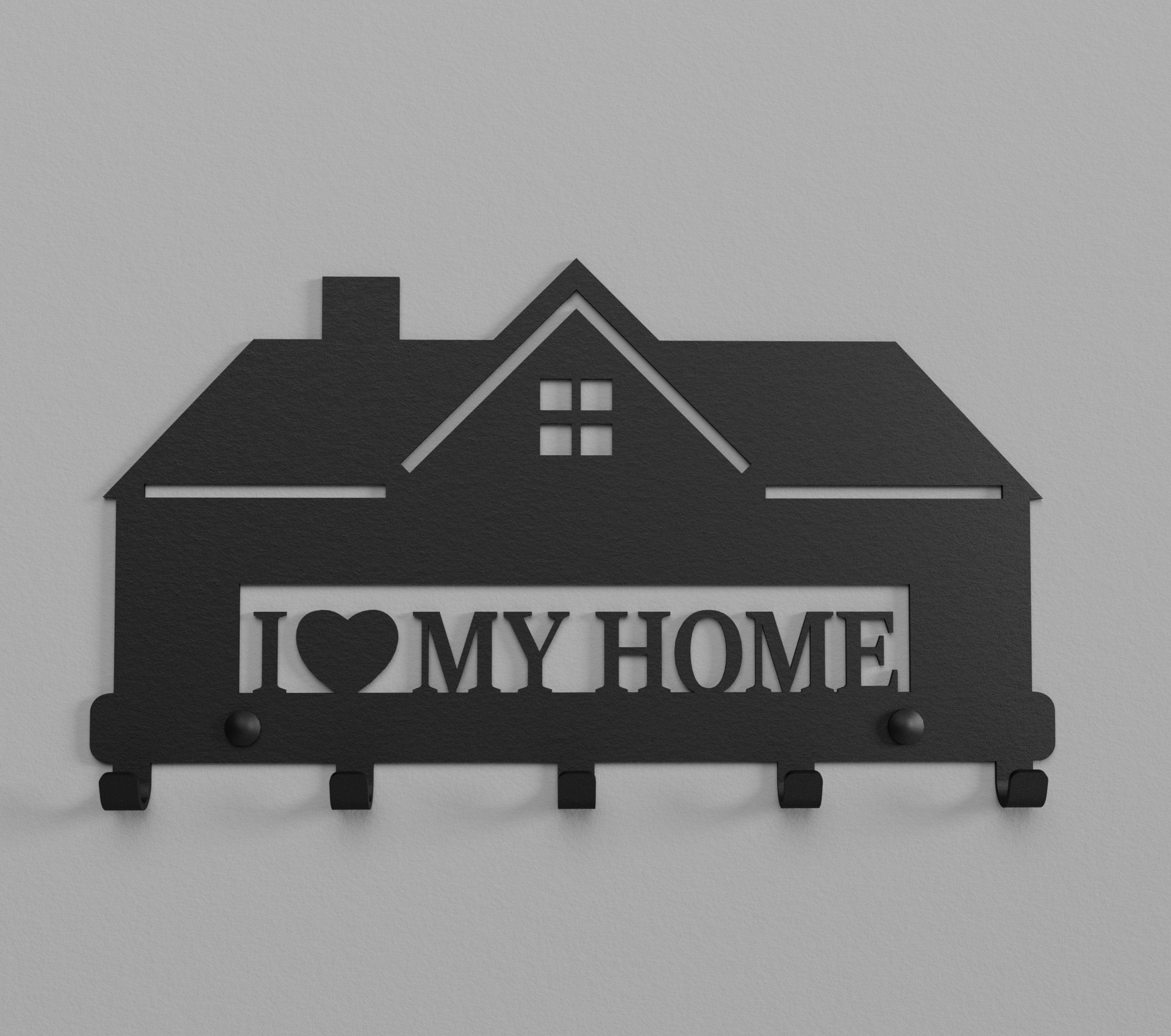 Ключница My Home из металла (KH-004)