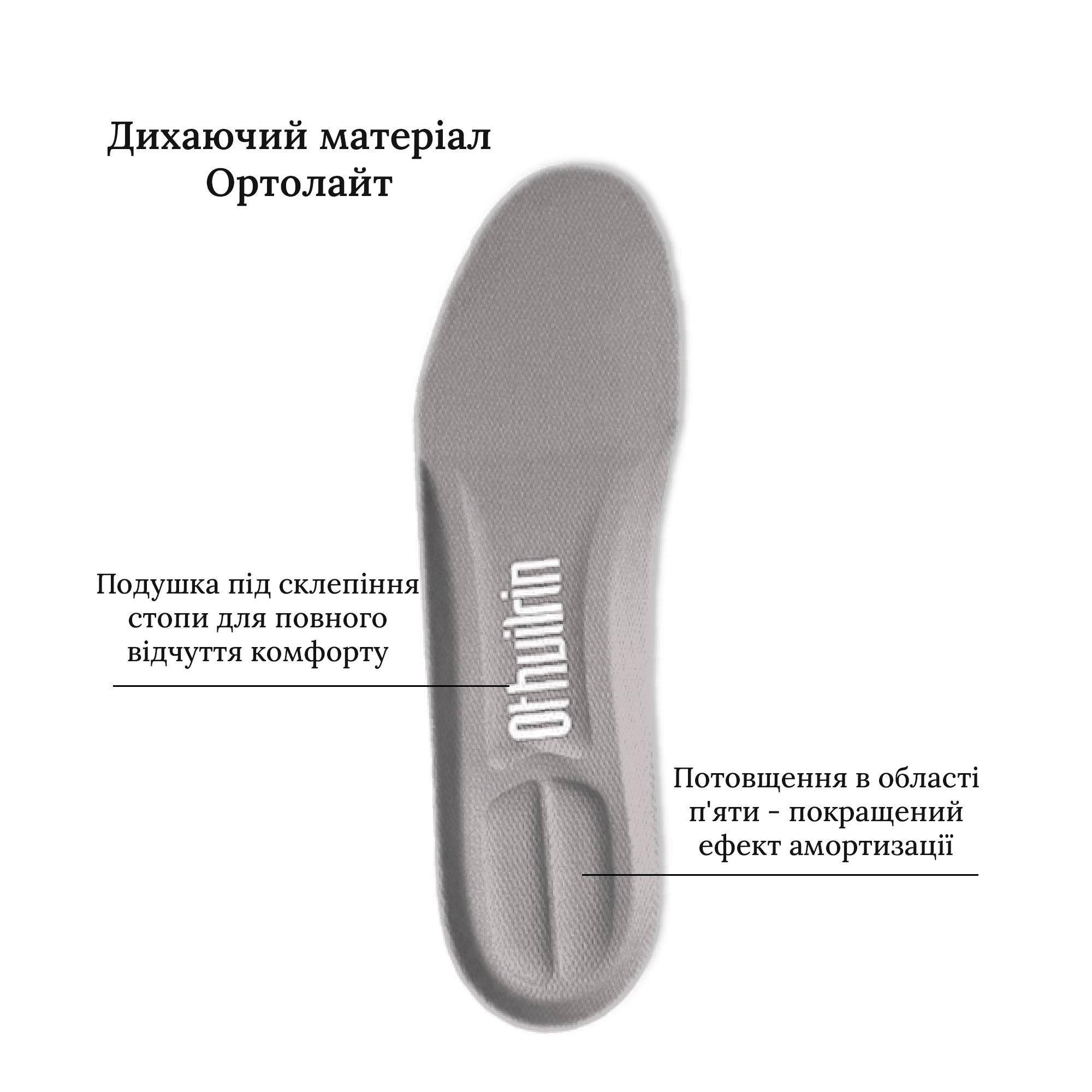 Стельки амортизационные Ortholite спортивные р. 37 23,5-24 см Светло-серый (S-37 №43) - фото 3