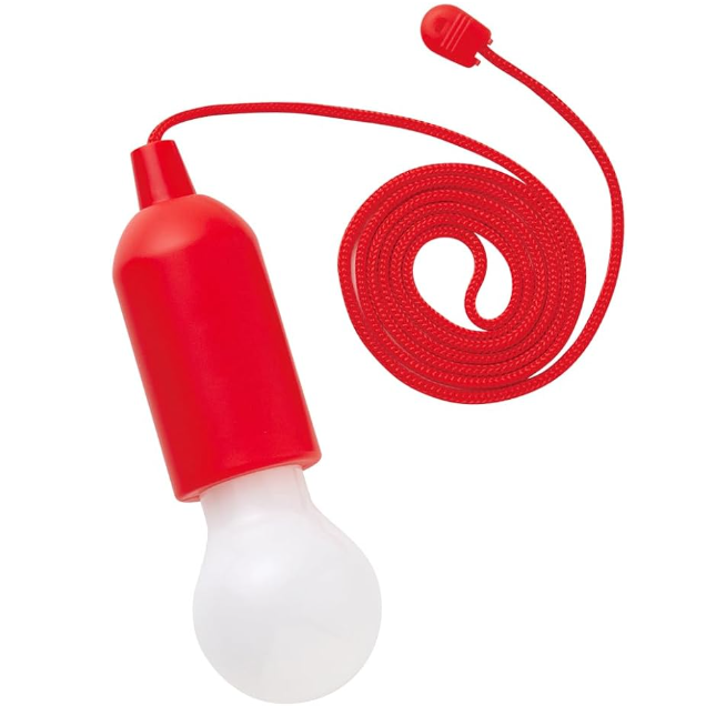 Светильник Led Hange lampe TY-6088 в виде лампочки на шнурке Красный (KG-12377)