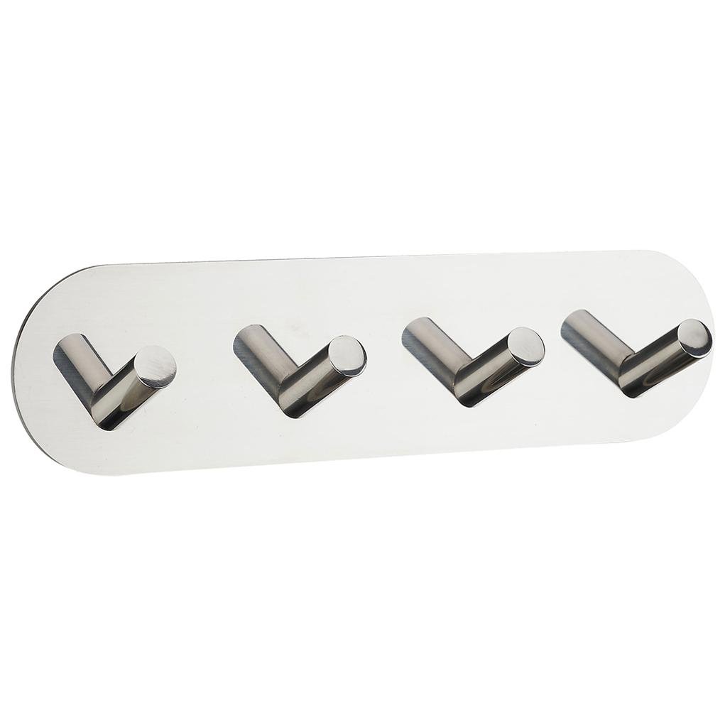 Тримач з гачками для рушників MVM HSS-192R PSS четверний Сатин (210828)