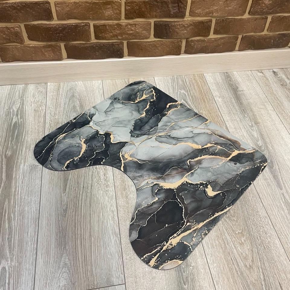 Набор ковриков для ванной/туалета MARMUR 2в1 диатомитовый 80х50/55х50 см Темный (NKD004Dark) - фото 6 Набор ковриков для ванной/туалета MARMUR 2в1 диатомитовый 80х50/55х50 см Темный (NKD004Dark) - фото 6