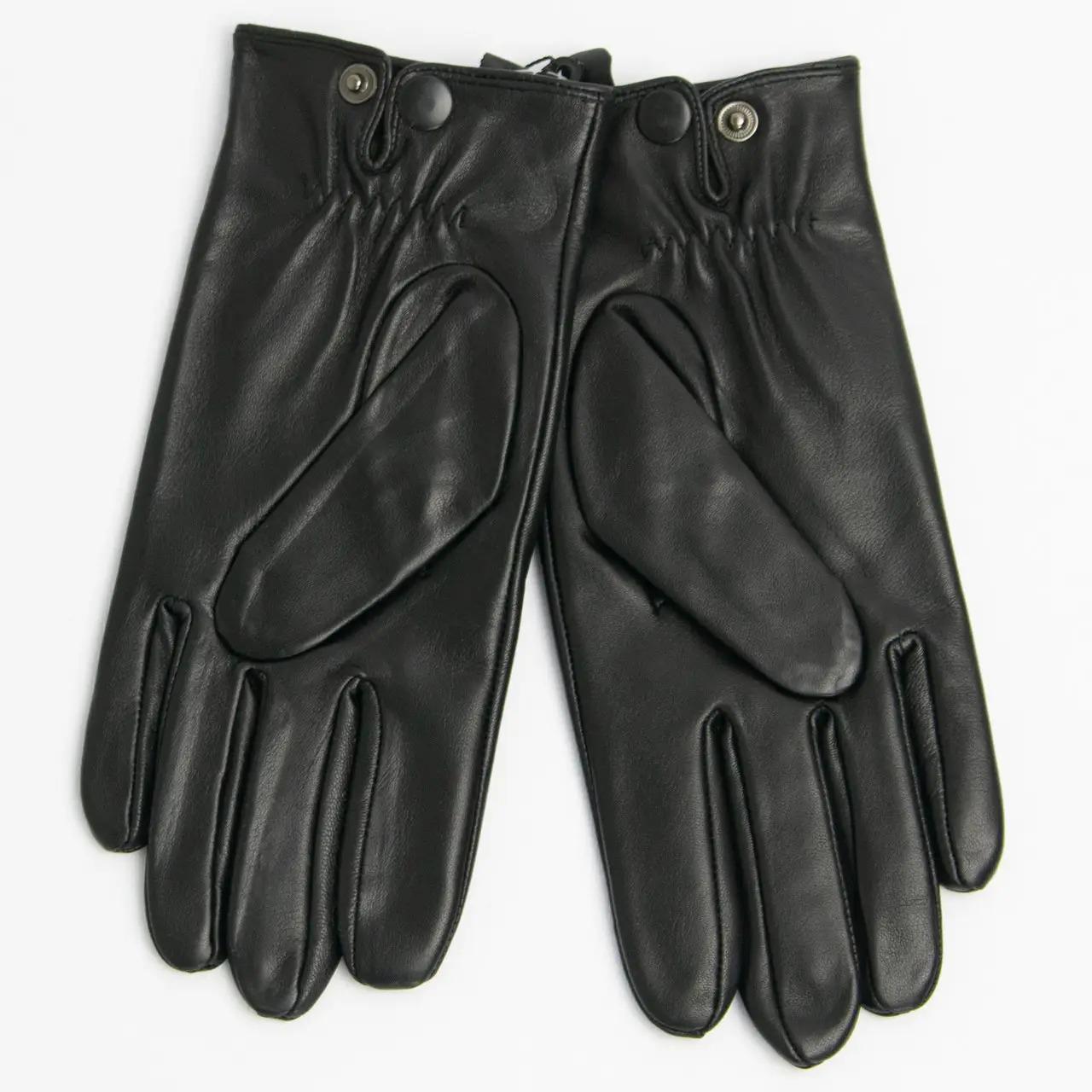 Рукавички чоловічі демісезонні з якісної шкіри XL (M20-230-2) - фото 2