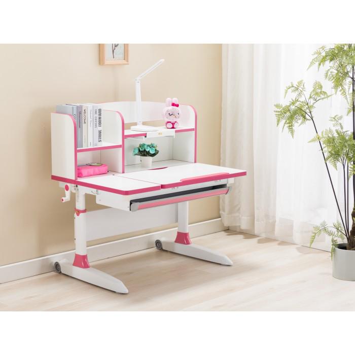 Парта детская регулируемая GT Racer DS-1603 Pink - фото 4