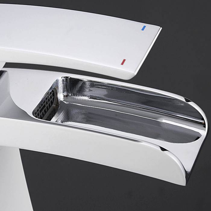 Смеситель для умывальника Gappo G1007-30 Белый/Хром (1033996) - фото 6 Смеситель для умывальника Gappo G1007-30 Белый/Хром (1033996) - фото 6