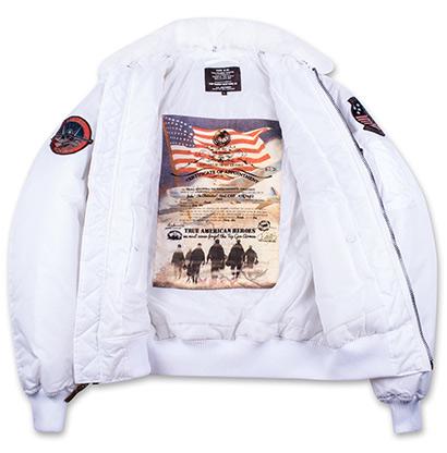 Бомбер Top Gun B-15 with patches XL White (TGJ1542PWHXL) - фото 2