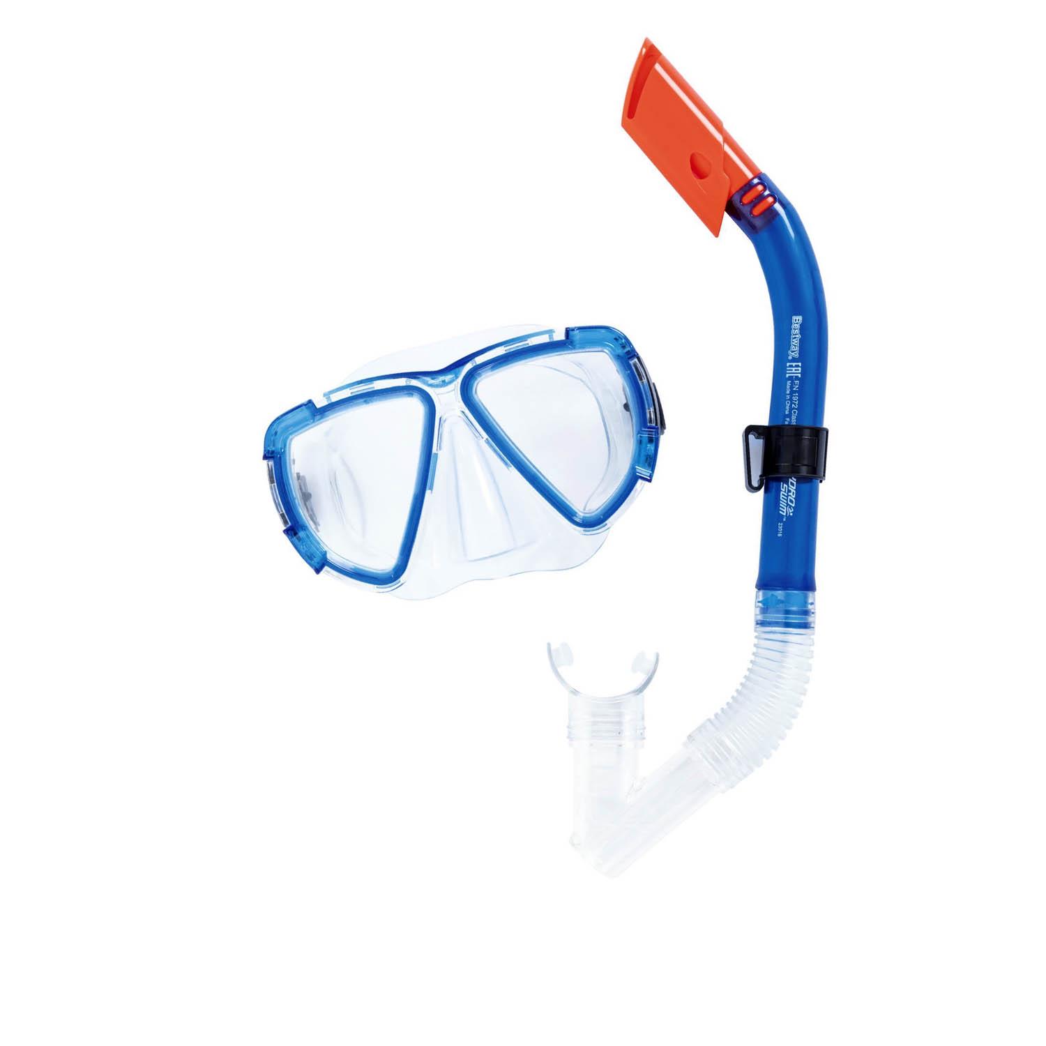 Набор для плавания Bestway 24029 2в1 маска/трубка Синий (169849)