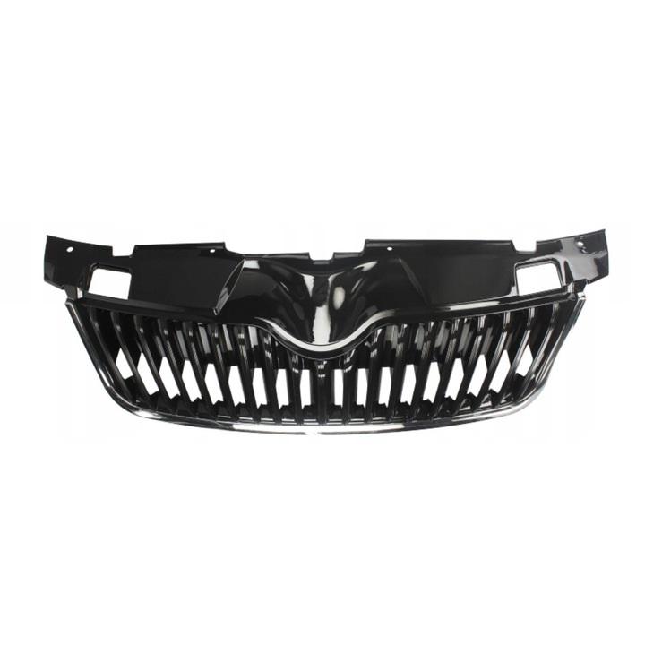 Решітка радіатора AVTM Skoda Fabia/Roomster 2010-2014 нижній Хром (186412992)