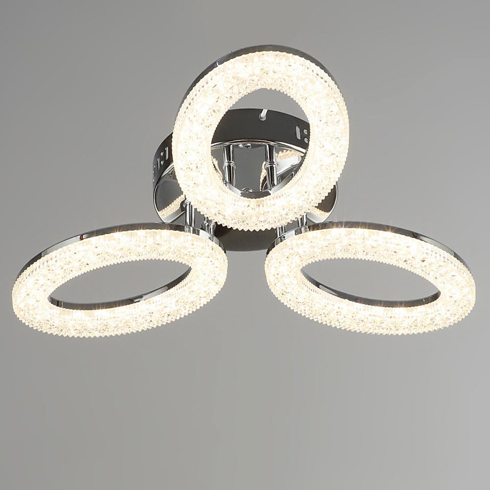 Люстра светодиодная потолочная Light House SRS-19263/3 CH 36W Хром